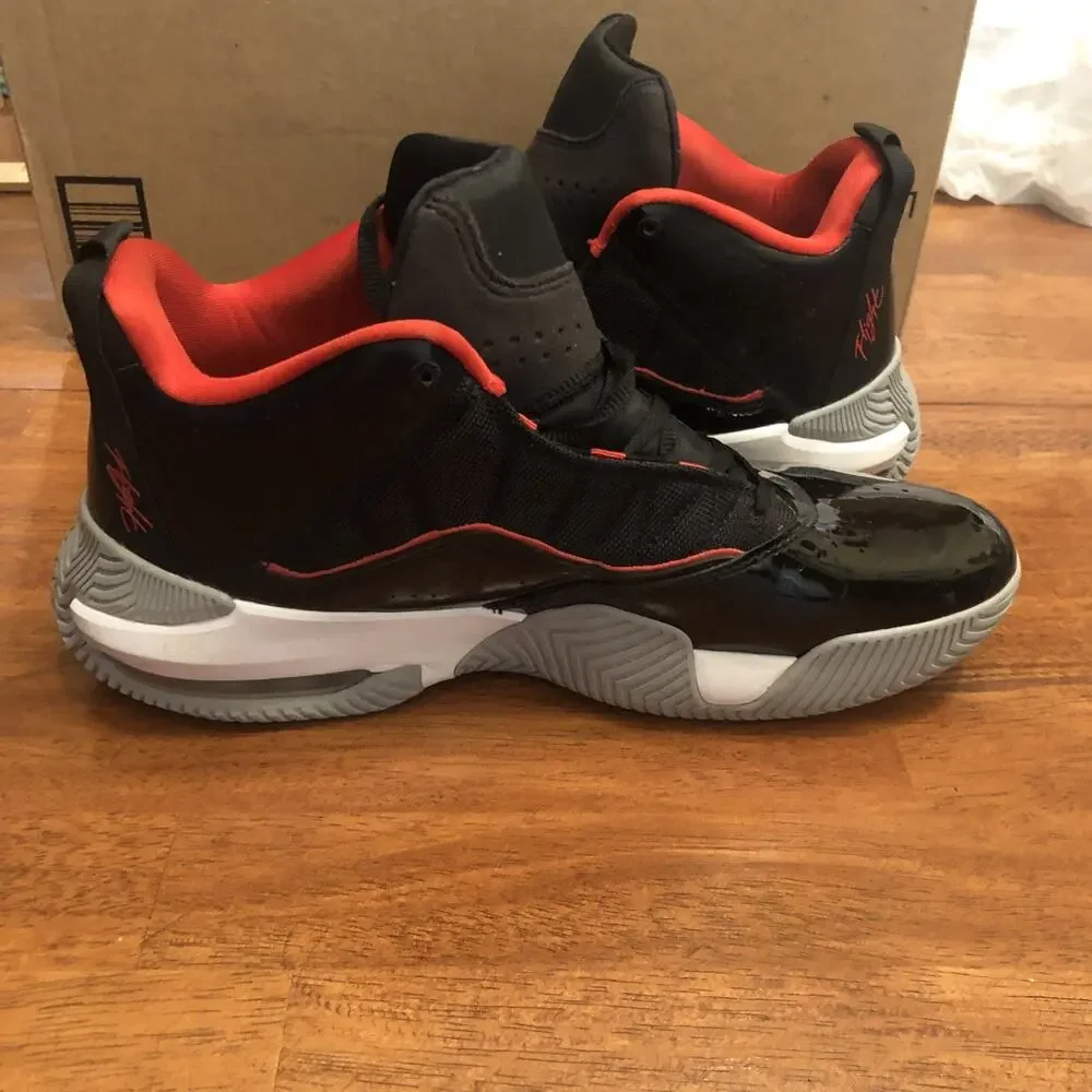 Nike Air Jordan Stay Loyal Men's Sneakers Black/Chile Red/White, Size 11 DB2884